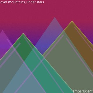pastel triangle mountains